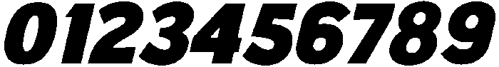 Bold Oblique otf (700) Font OTHER CHARS