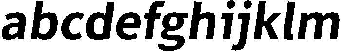 Bold Oblique otf (700) FONT