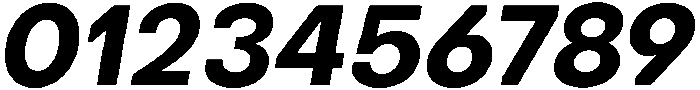 Bold Oblique otf (700) Font OTHER CHARS