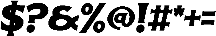 Bold Oblique otf (700) Font OTHER CHARS