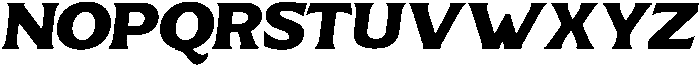 Bold Oblique otf (700) Font LOWERCASE