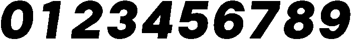 Bold Oblique ttf (700) Font OTHER CHARS