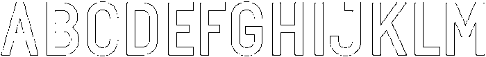 Bold Outline ttf (700) FONT