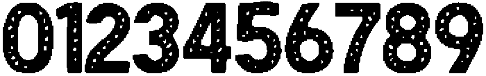 Bold Perforated Regular otf (700) Font OTHER CHARS