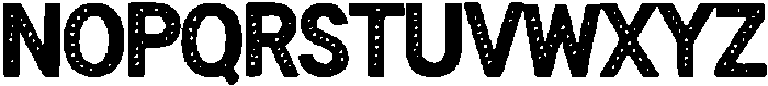 Bold Perforated Regular otf (700) Font UPPERCASE