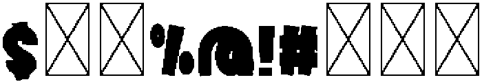 Bold Quality Regular otf (700) Font OTHER CHARS