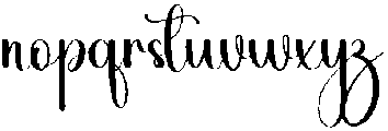Bold Regular otf (700) Font LOWERCASE