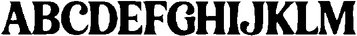 Bold Retro Regular otf (700) Font UPPERCASE
