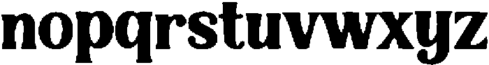 Bold Retro Regular otf (700) Font LOWERCASE