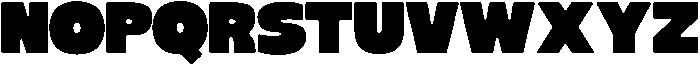 Bold Souls Sans Round Regular otf (700) Font UPPERCASE