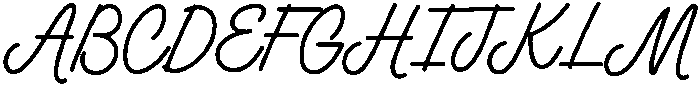Bold Souls Script Regular otf (700) Font UPPERCASE