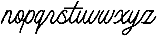 Bold Souls Script Regular otf (700) Font LOWERCASE