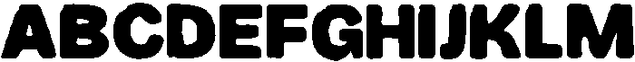 Bold Writer Regular otf (700) Font UPPERCASE