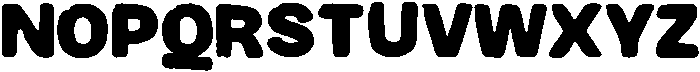 Bold Writer Regular otf (700) Font UPPERCASE