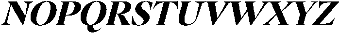 Bold italic otf (700) Font UPPERCASE