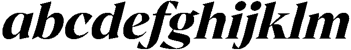 Bold italic otf (700) FONT
