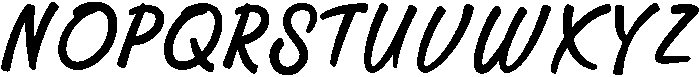 Bold otf (700) Font UPPERCASE