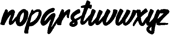 Bold otf (700) Font LOWERCASE