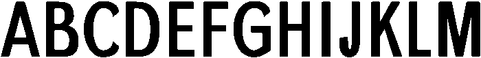 Bold otf (700) Font UPPERCASE