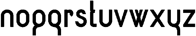 Bold otf (700) Font LOWERCASE