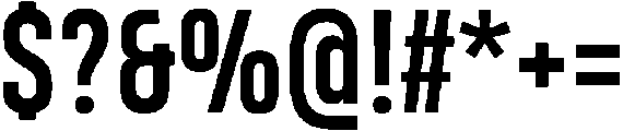 Bold otf (700) Font OTHER CHARS