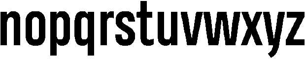 Bold otf (700) Font LOWERCASE