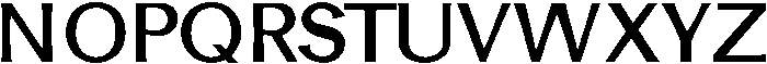 Bold otf (700) Font LOWERCASE