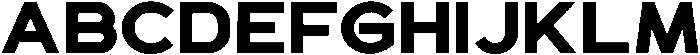 Bold otf (700) Font UPPERCASE