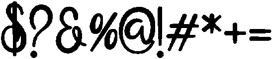 Bold otf (700) Font OTHER CHARS