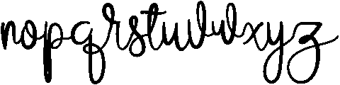 Bold otf (700) Font LOWERCASE