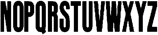 Bold otf (700) Font LOWERCASE