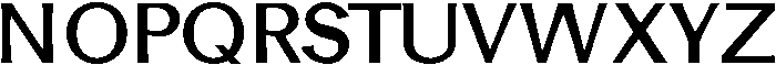 Bold otf (700) Font LOWERCASE
