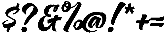 Bold otf (700) Font OTHER CHARS