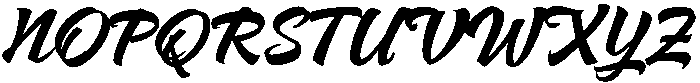 Bold otf (700) Font UPPERCASE