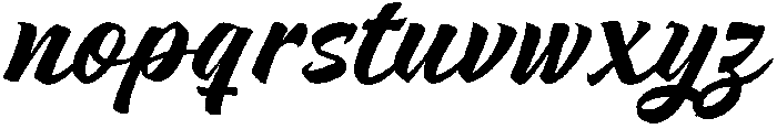 Bold otf (700) Font LOWERCASE