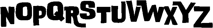 Bold otf (700) Font UPPERCASE