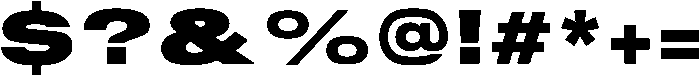 Bold otf (700) Font OTHER CHARS