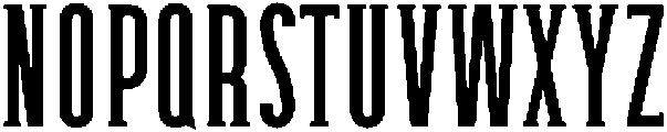 Bold otf (700) Font UPPERCASE