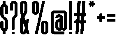 Bold otf (700) Font OTHER CHARS