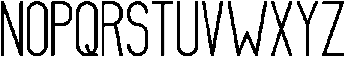 Bold otf (700) Font UPPERCASE