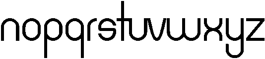 Bold otf (700) Font LOWERCASE