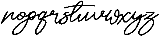 Bold otf (700) Font LOWERCASE
