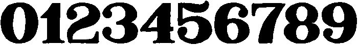 Bold otf (700) Font OTHER CHARS