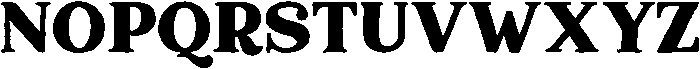 Bold otf (700) Font UPPERCASE