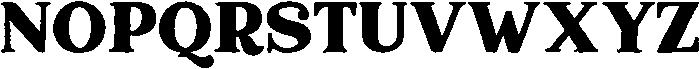Bold otf (700) Font LOWERCASE