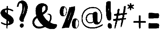 Bold ttf (700) Font OTHER CHARS
