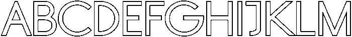 Bold ttf (700) Font UPPERCASE