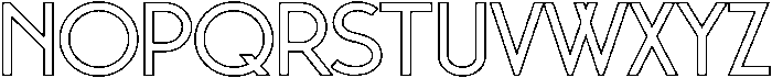 Bold ttf (700) Font UPPERCASE