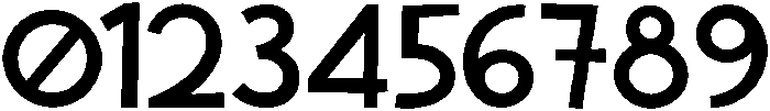 Bold ttf (700) Font OTHER CHARS