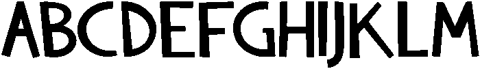Bold ttf (700) Font UPPERCASE